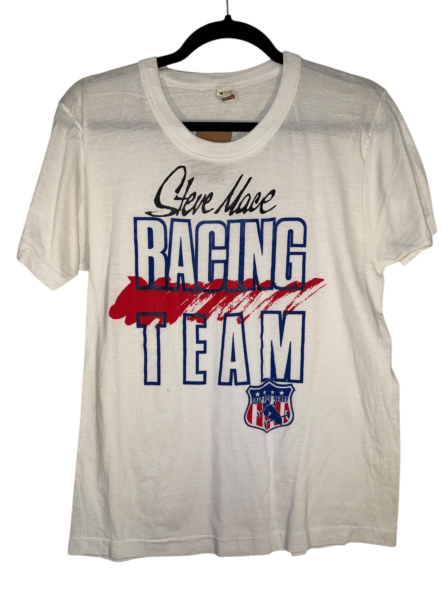 Vintage Soap Box Derby Tee Steve Mace Racing 1980s