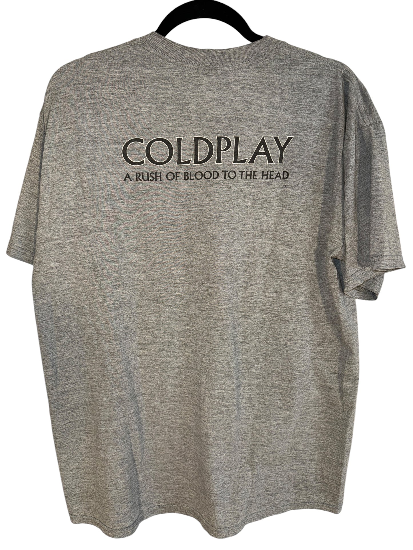 Vintage Coldplay Shirt A Rush of Blood To The Head Album Tee