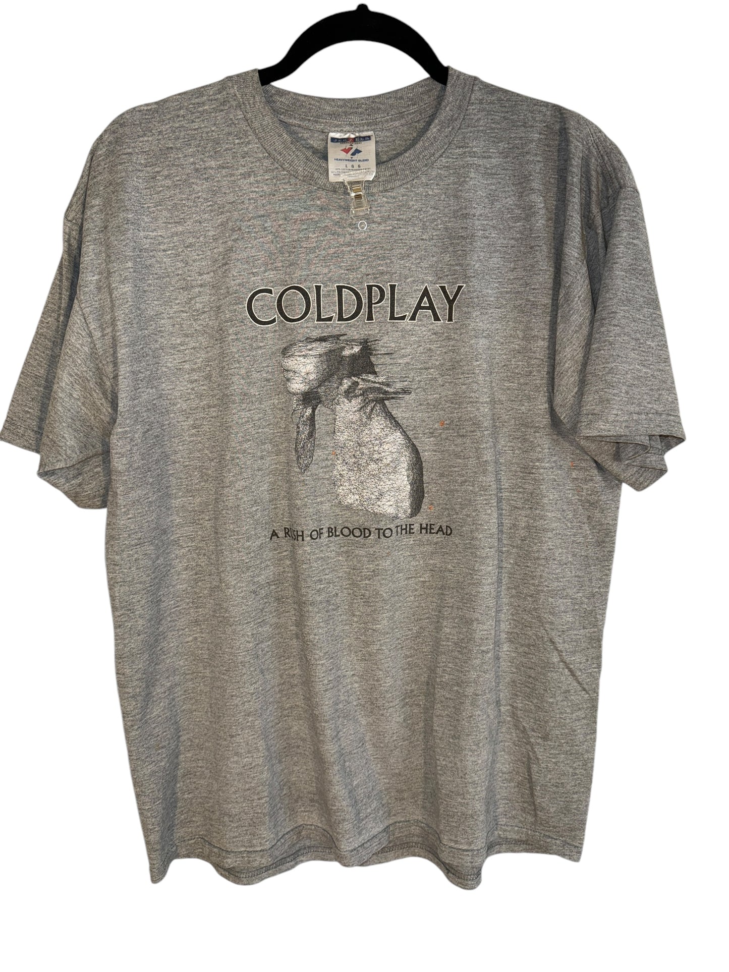 Vintage Coldplay Shirt A Rush of Blood To The Head Album Tee