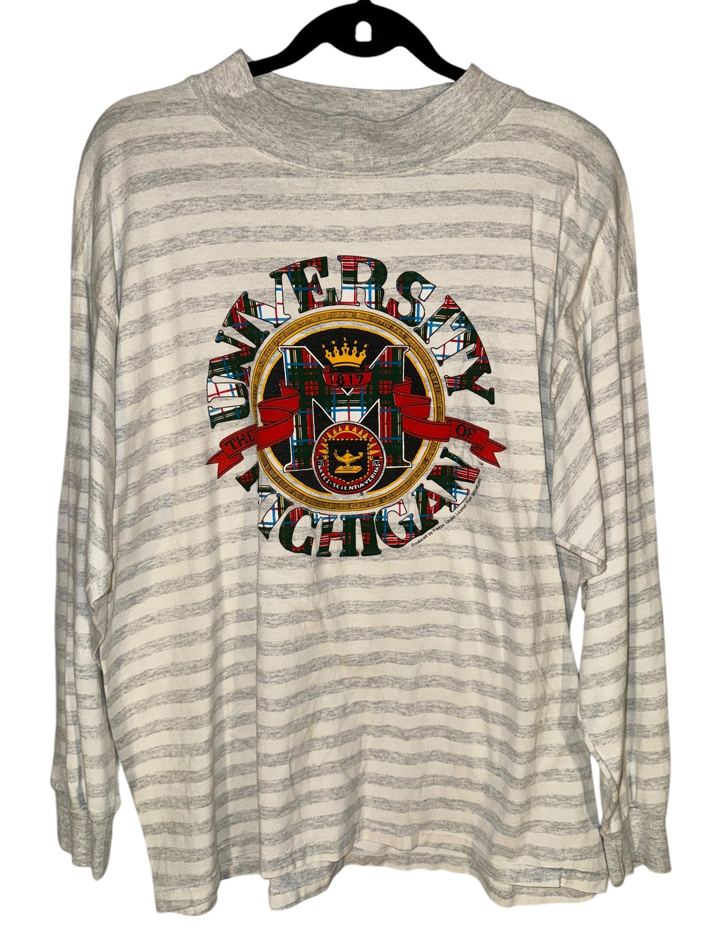 Vintage University of Michigan Shirt by Freeze Michigan Wolverines 1990s