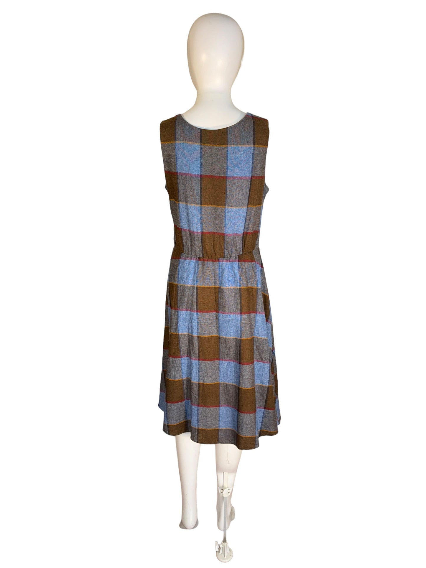 Vintage Plaid Dress 1980s Plaid Schoolgirl Dress Cosplay