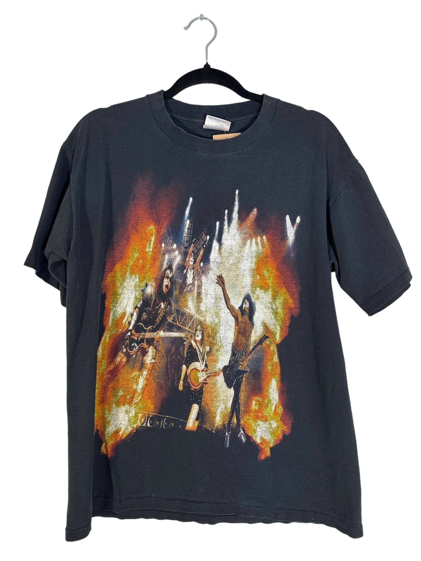 Vintage KISS Shirt Kiss Rocks Lubbock Y2K 2000s Kiss Concert Shirt