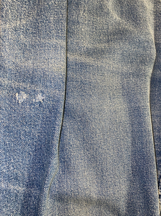 1980s Lee High Waisted Pleated Denim Pants