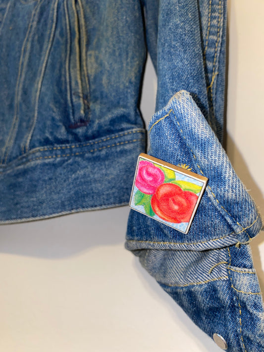 Lee Denim Jacket w Lace and Button Details