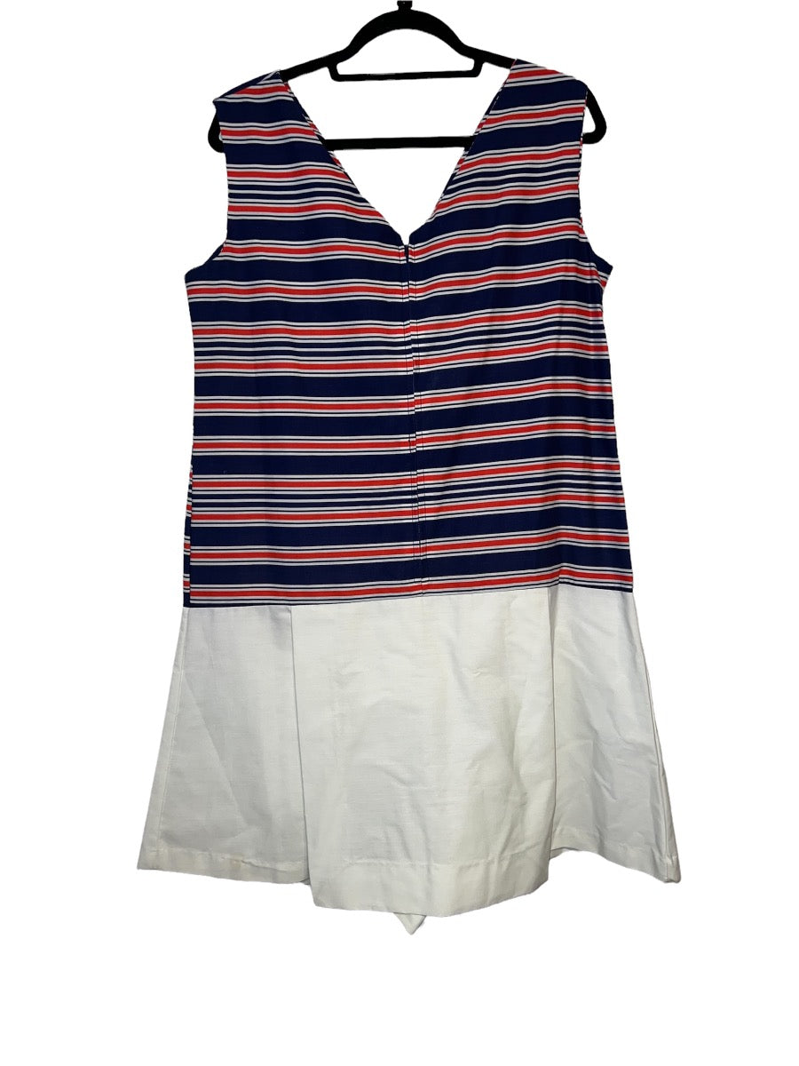 1970's Sears Sailor Themed Romper Tennis Dress