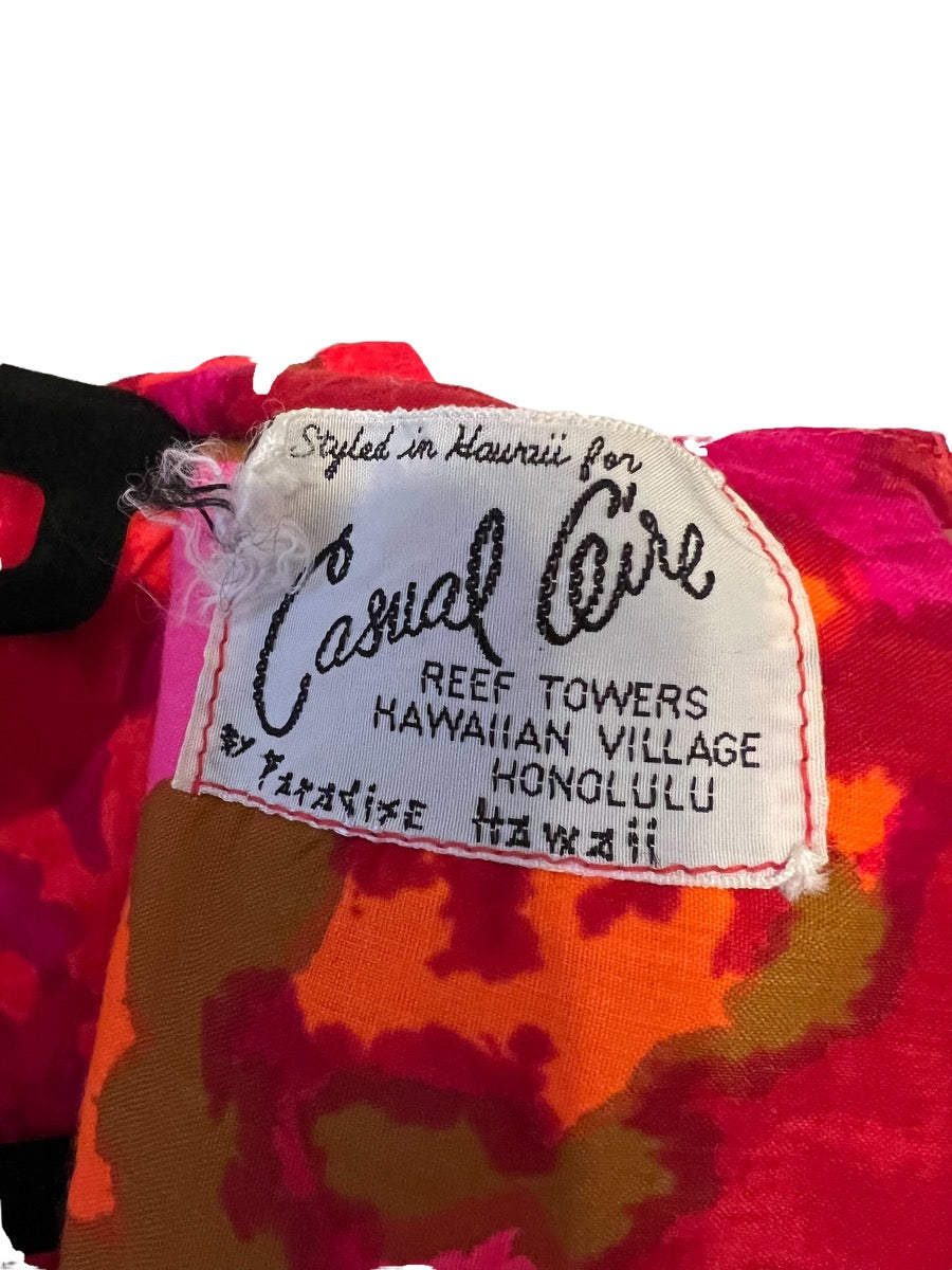 Vintage Hawaiian Jumpsuit 1960's Casual Cove Hawaiian Jumpsuit
