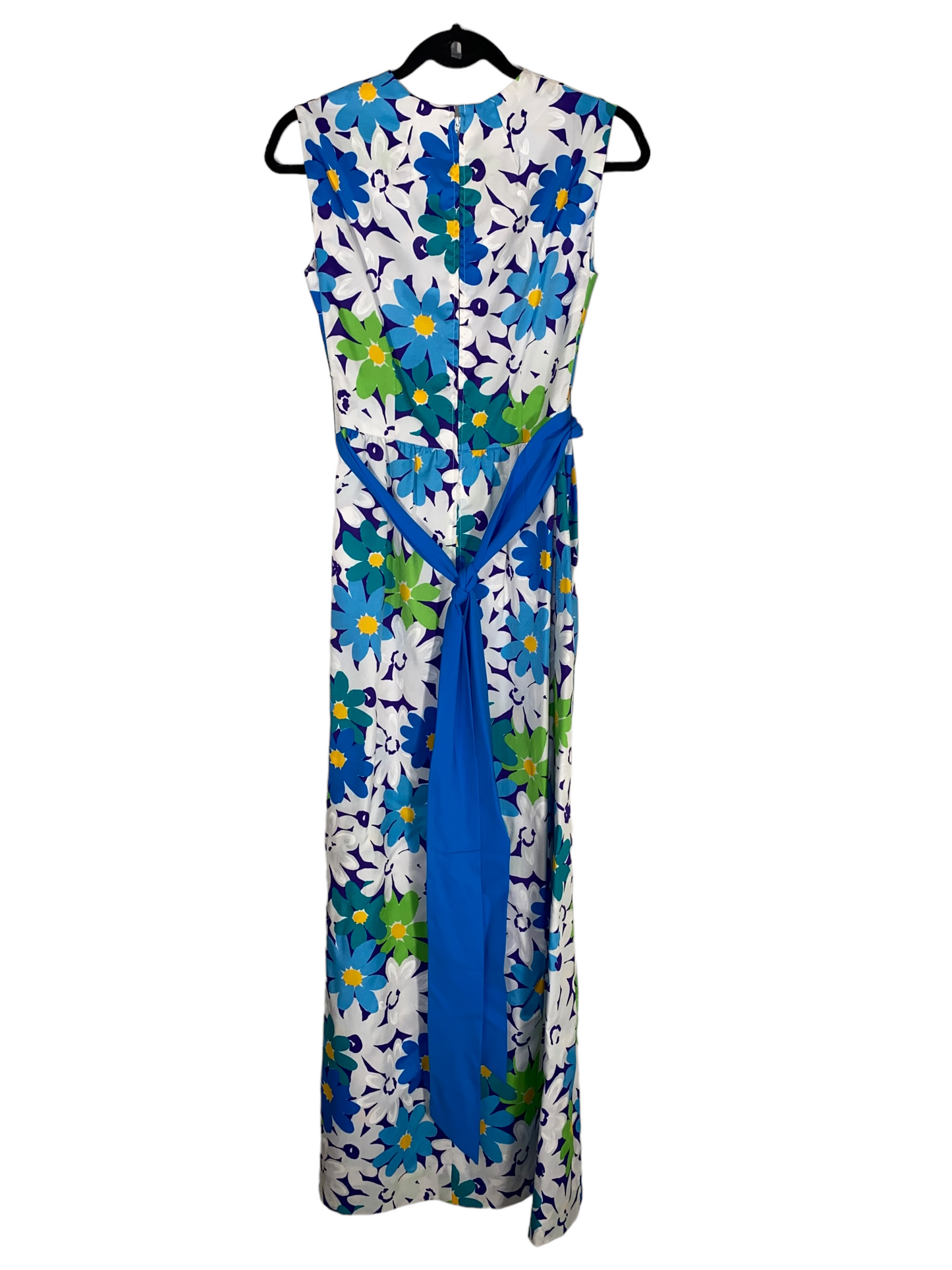 1970s Sleeveless Daisy Print Maxi Dress by Tanner of North Carolina (M)