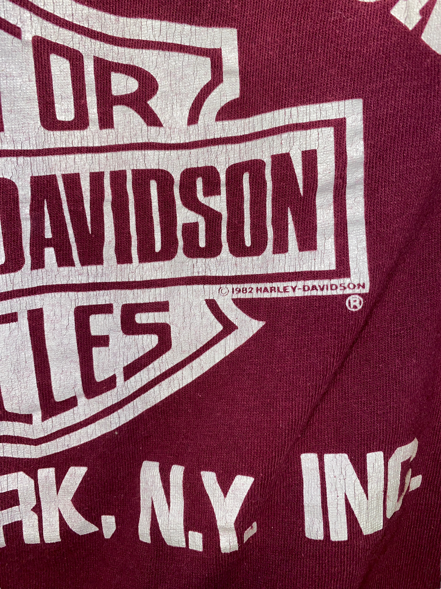 1980s Harley Davidson New York He Knows The Score
