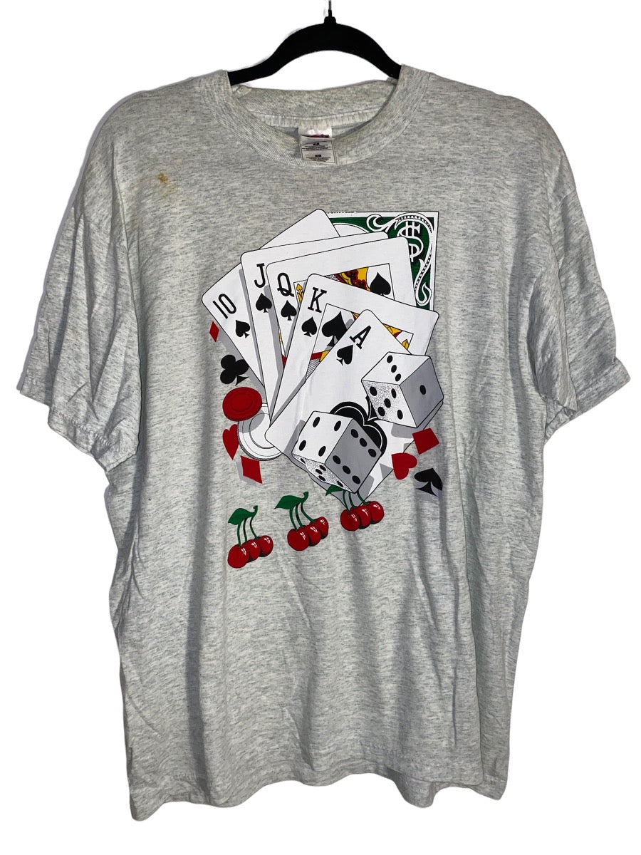 Vintage Poker Shirt Royal Flush