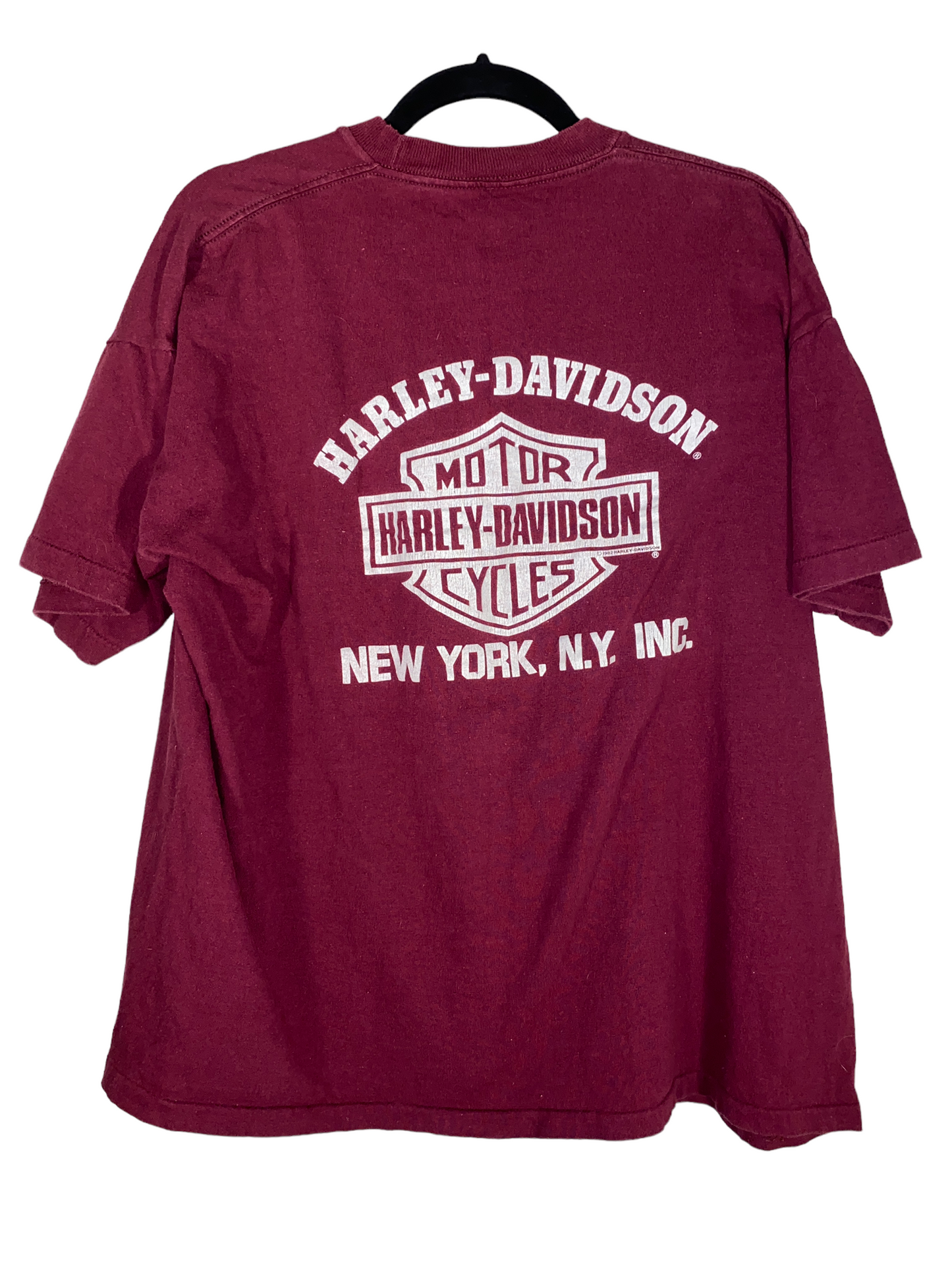 1980s Harley Davidson New York He Knows The Score