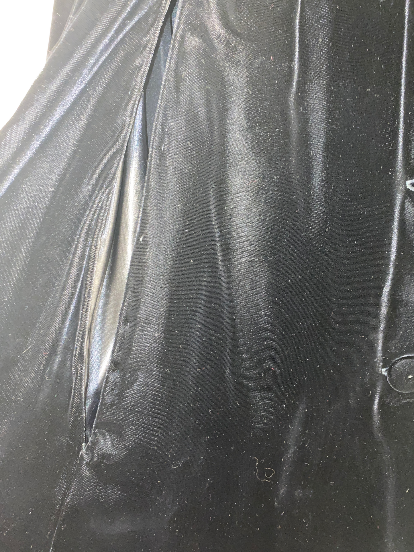 Online Exclusive Vintage Floor Length Velvet Cloak