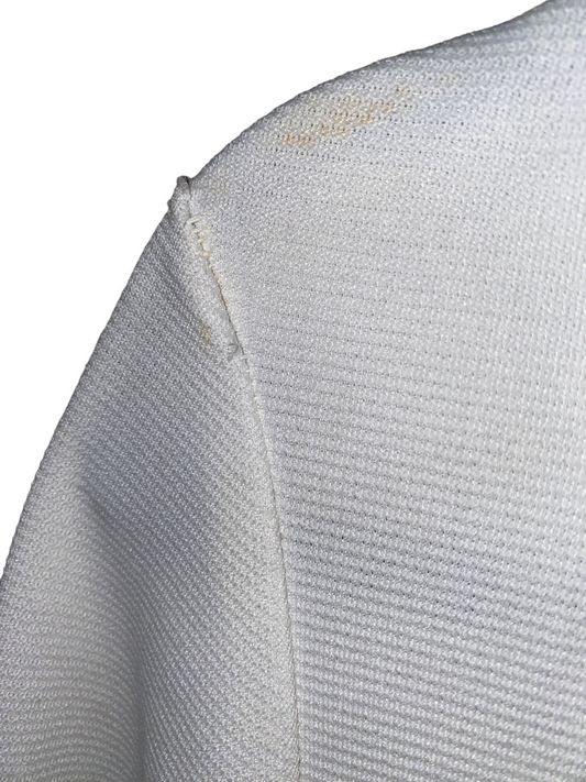 1970s Wide Lapel Midi Dress w Arrow Pattern (S)