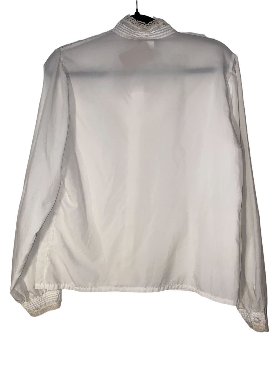 Prairie Style Button Up with Lace Trim by Rhapsody