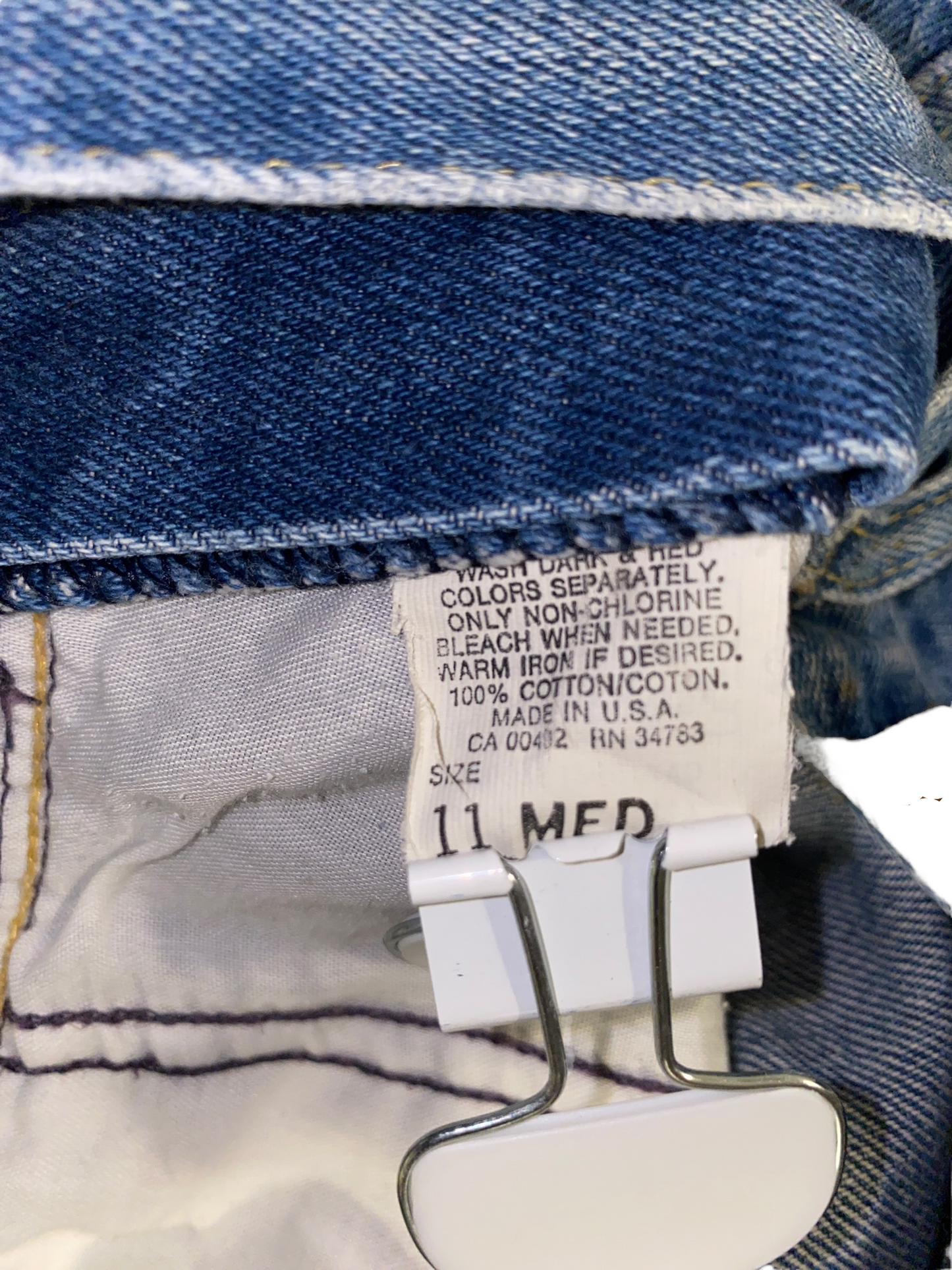 1980s Lee High Waisted Pleated Denim Pants
