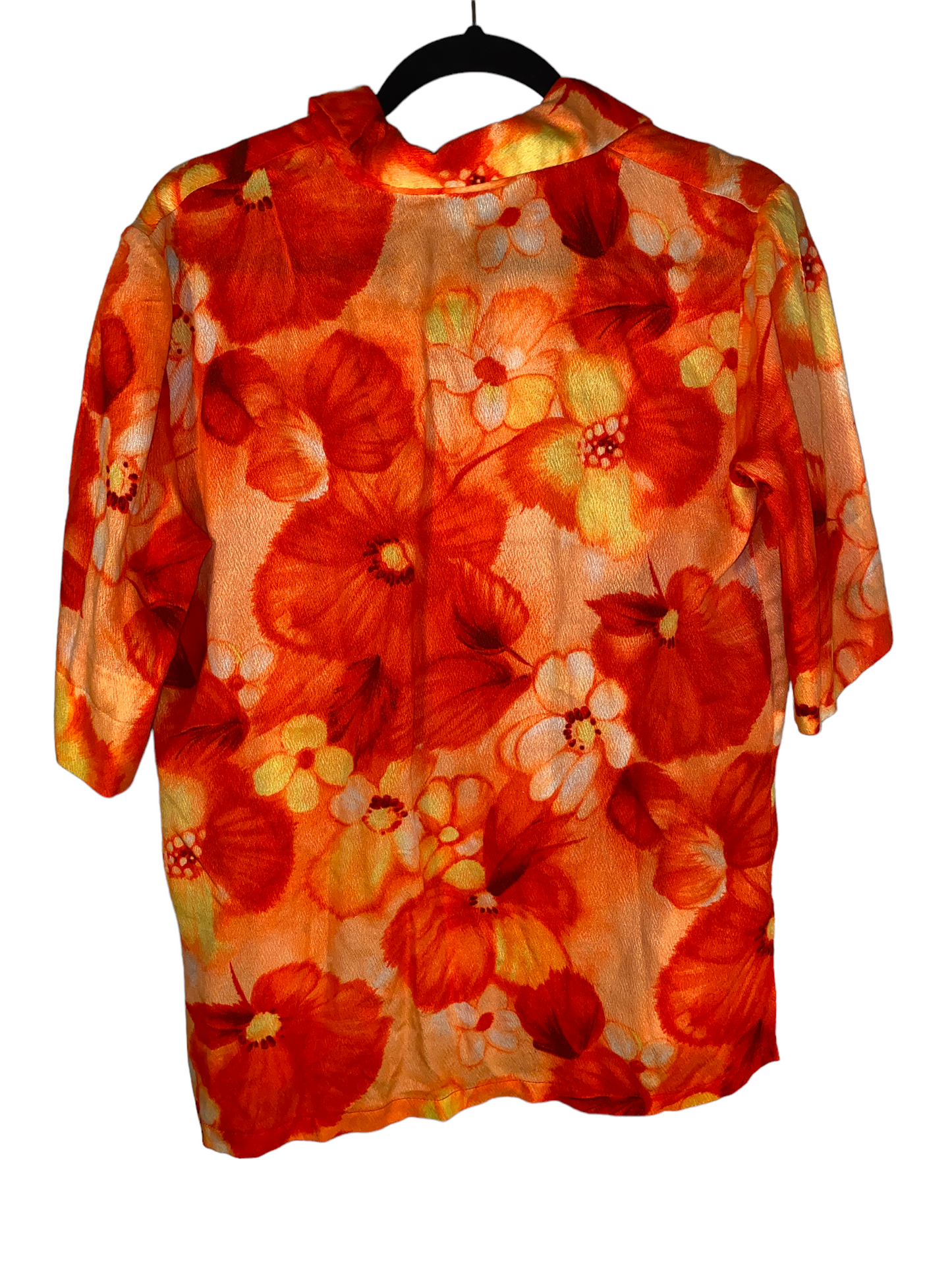 1960s Sun Fashions of Hawaii Mens Hawaiian Button Up
