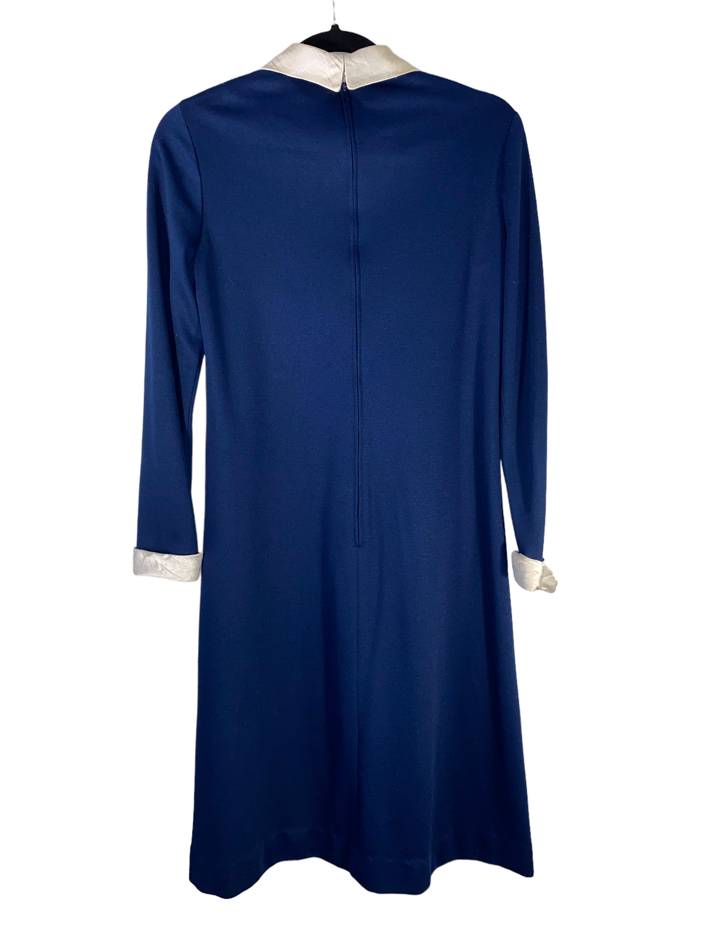 1970s Peter Pan Collar Madeline Style Dress by David Warren