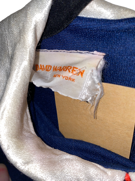 1970s Peter Pan Collar Madeline Style Dress by David Warren