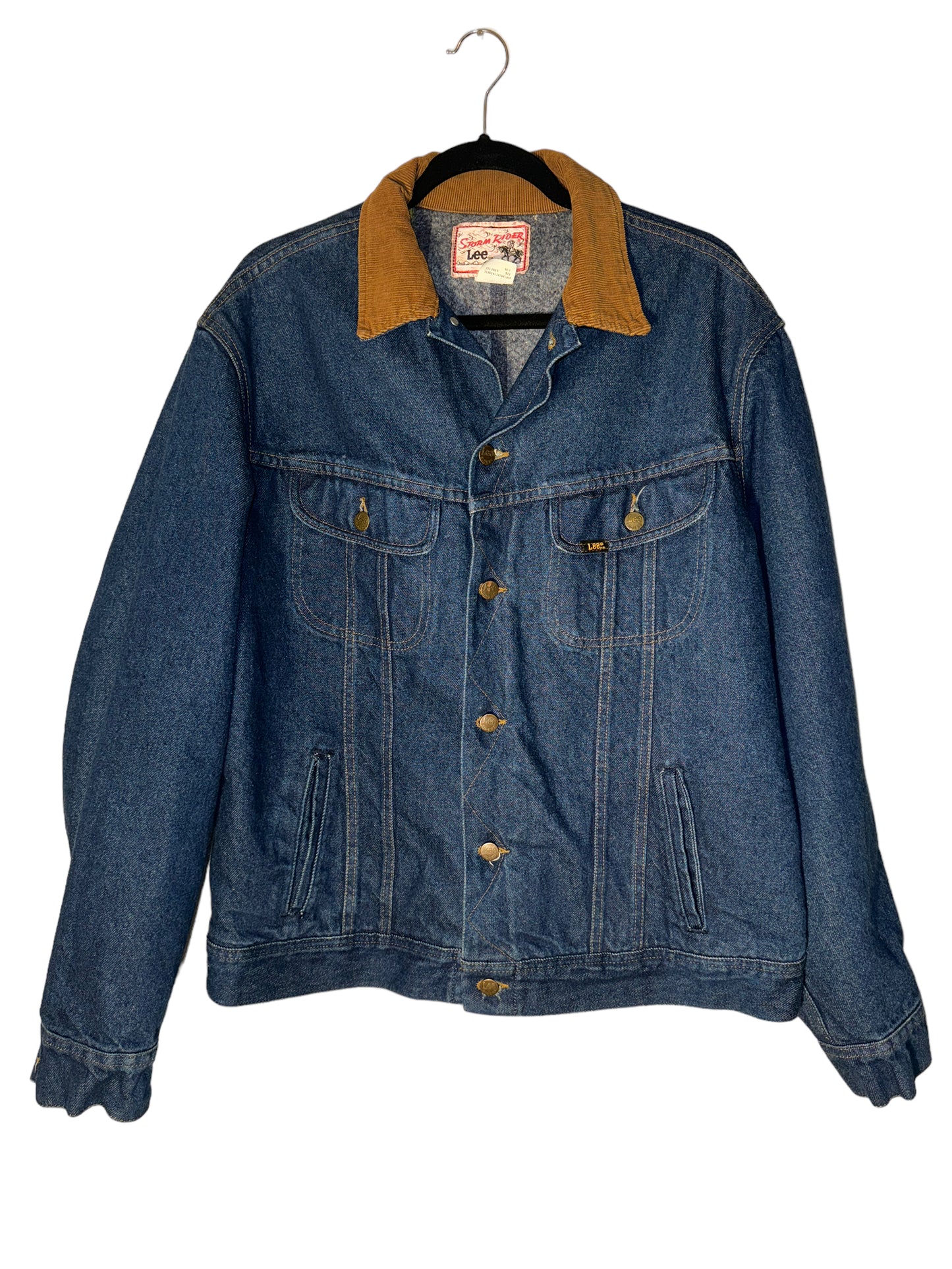 Vintage Lee Jacket Blanket Lined Lee Storm Rider Denim Coat