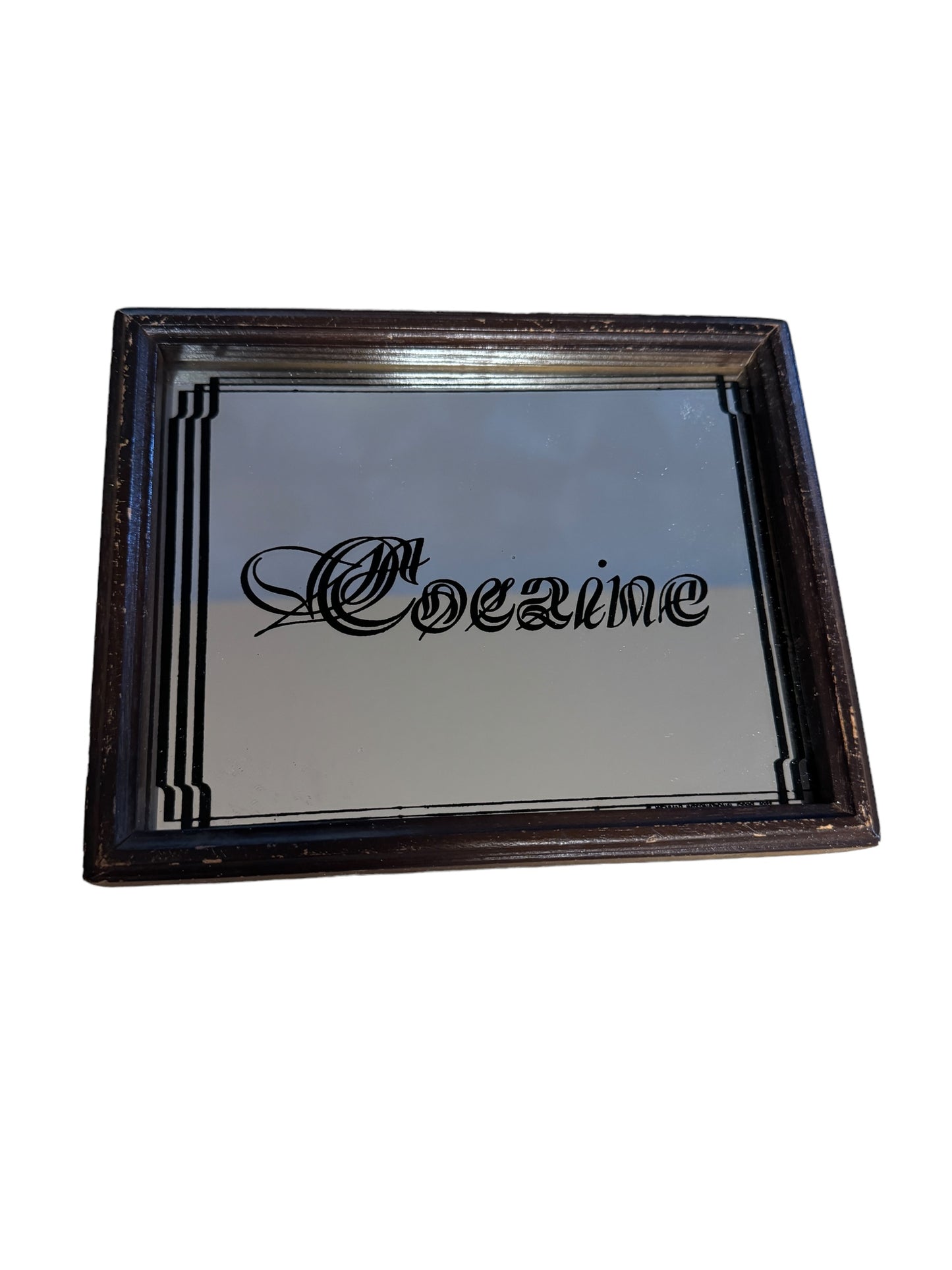 Vintage Cocaine Mirror 1970s Slide Out Mirror Rare