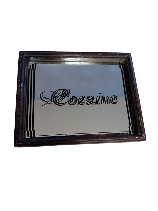 Vintage Cocaine Mirror 1970s Slide Out Mirror Rare