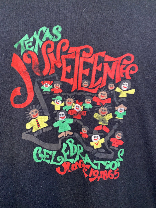 Vintage Juneteenth Shirt 1990s Black Pride