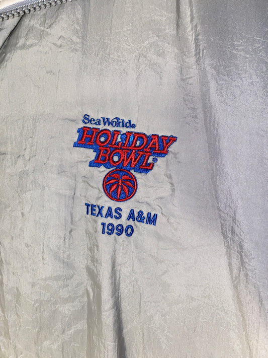 Vintage Texas A&M Windbreaker Holiday Bowl 1990