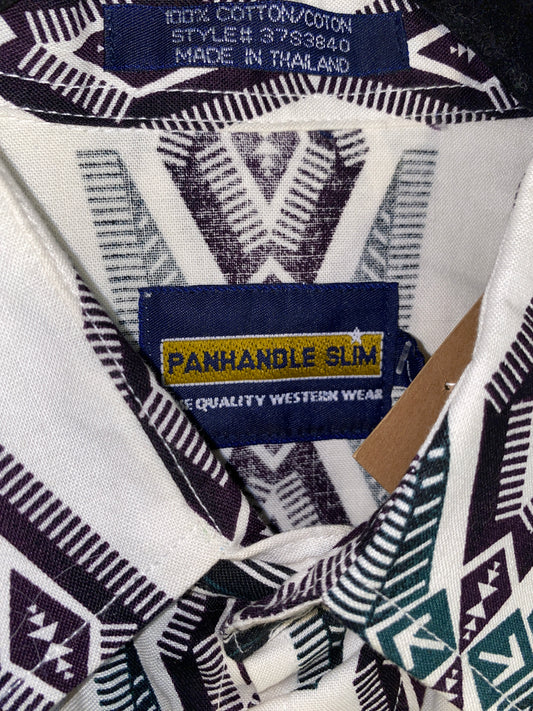 Vintage Panhandle Slim Short Sleeve Pearl Snap