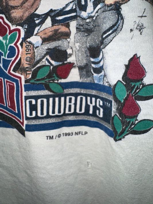 Vintage Dallas Cowboys Shirt Super Bowl XXVII Big Heads