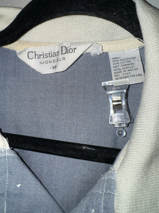 Vintage Christian Dior Polo 1980s Banded Polo