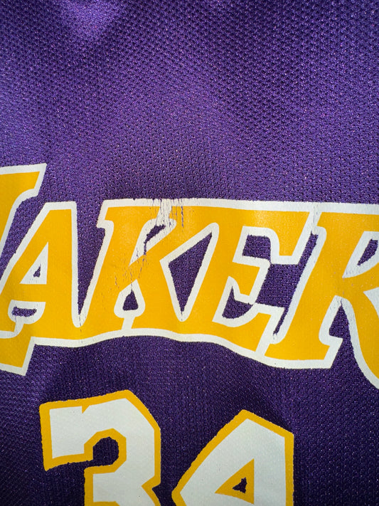 Vintage Shaquille O'Neal Jersey Los Angeles Lakers by Champion