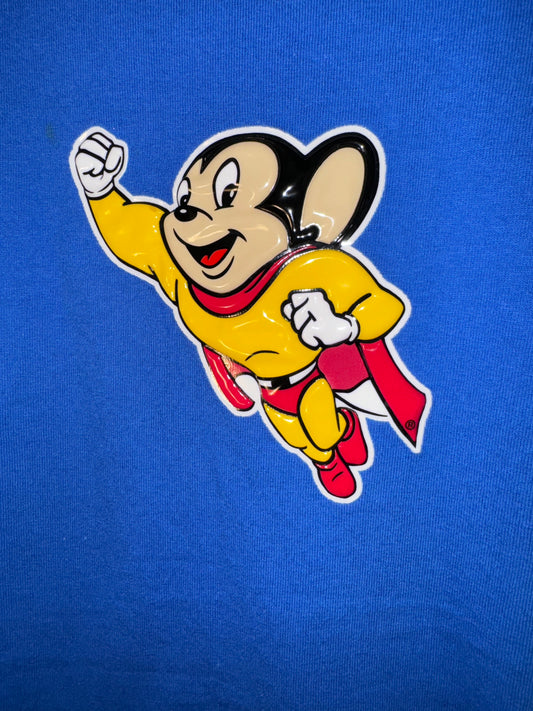 Vintage Mighty Mouse Shirt Hard Vinyl Tee