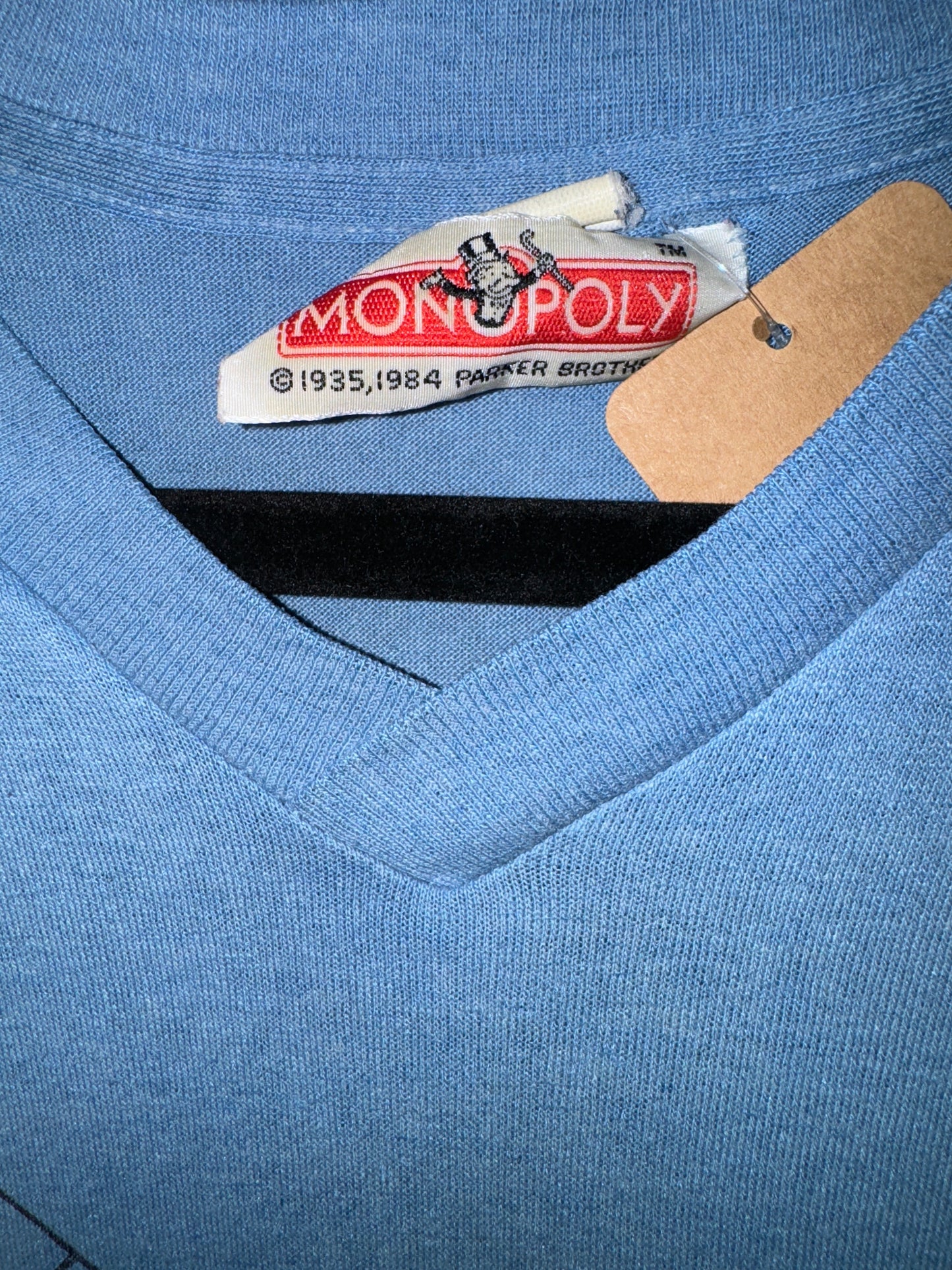 Vintage Monopoly Shirt Long Sleep Shirt 1980s