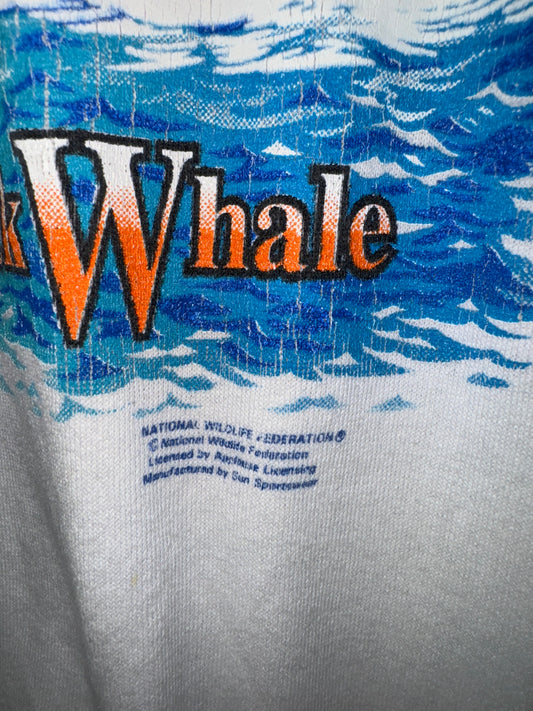 Vintage Humpback Whale Shirt World Wildlife Federation Sweatshirt