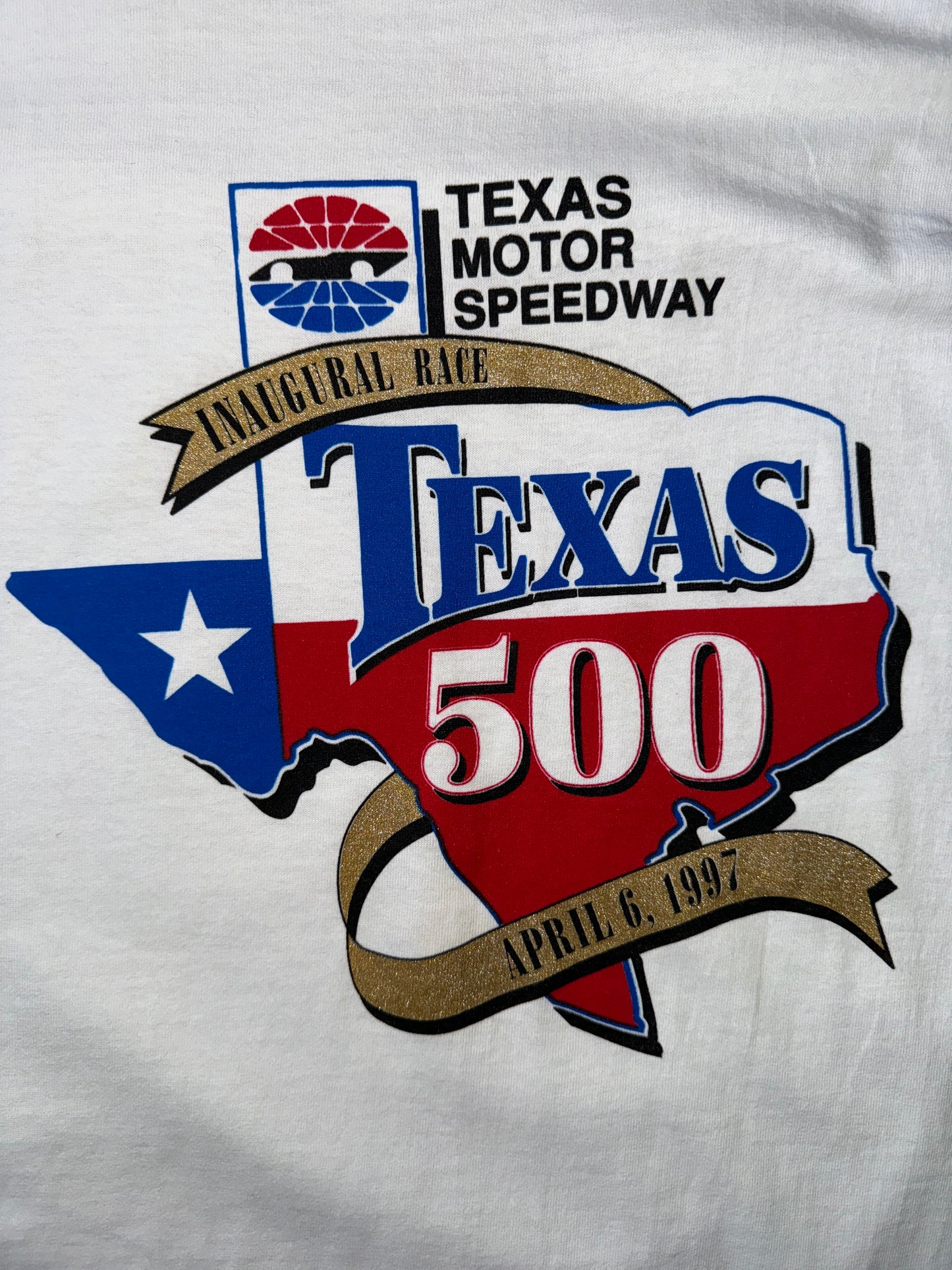 Vintage Texas Motor Speedway Shirt NASCAR 1997 Inaugural Race