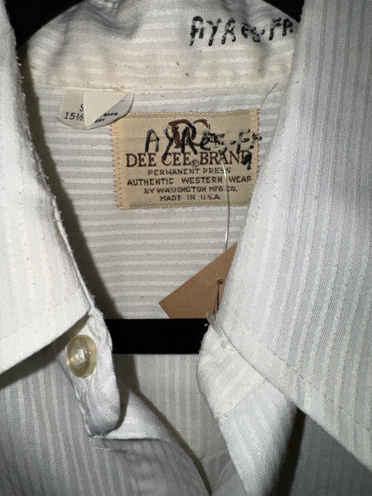 Vintage DeeCee Brand Pearl Snap Sawtooth Pocket Western