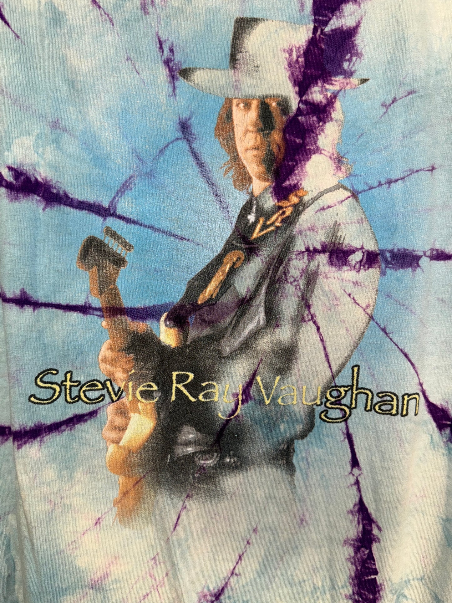 Vintage Stevie Ray Vaughan Shirt Tie Dye SRV