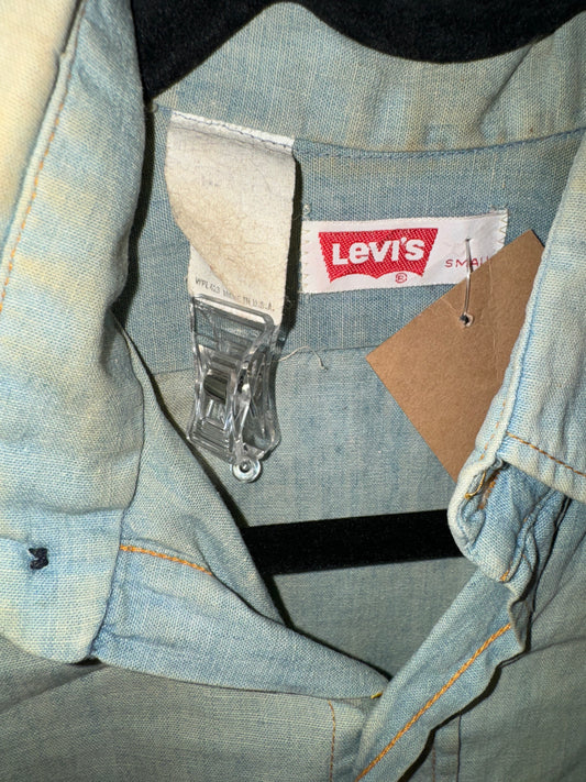 Vintage Levi's Denim Button Up Short Sleeve