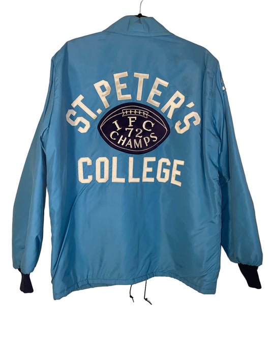 Vintage Saint Peters College Jacket 1970s Football Champs Kappa Sigma