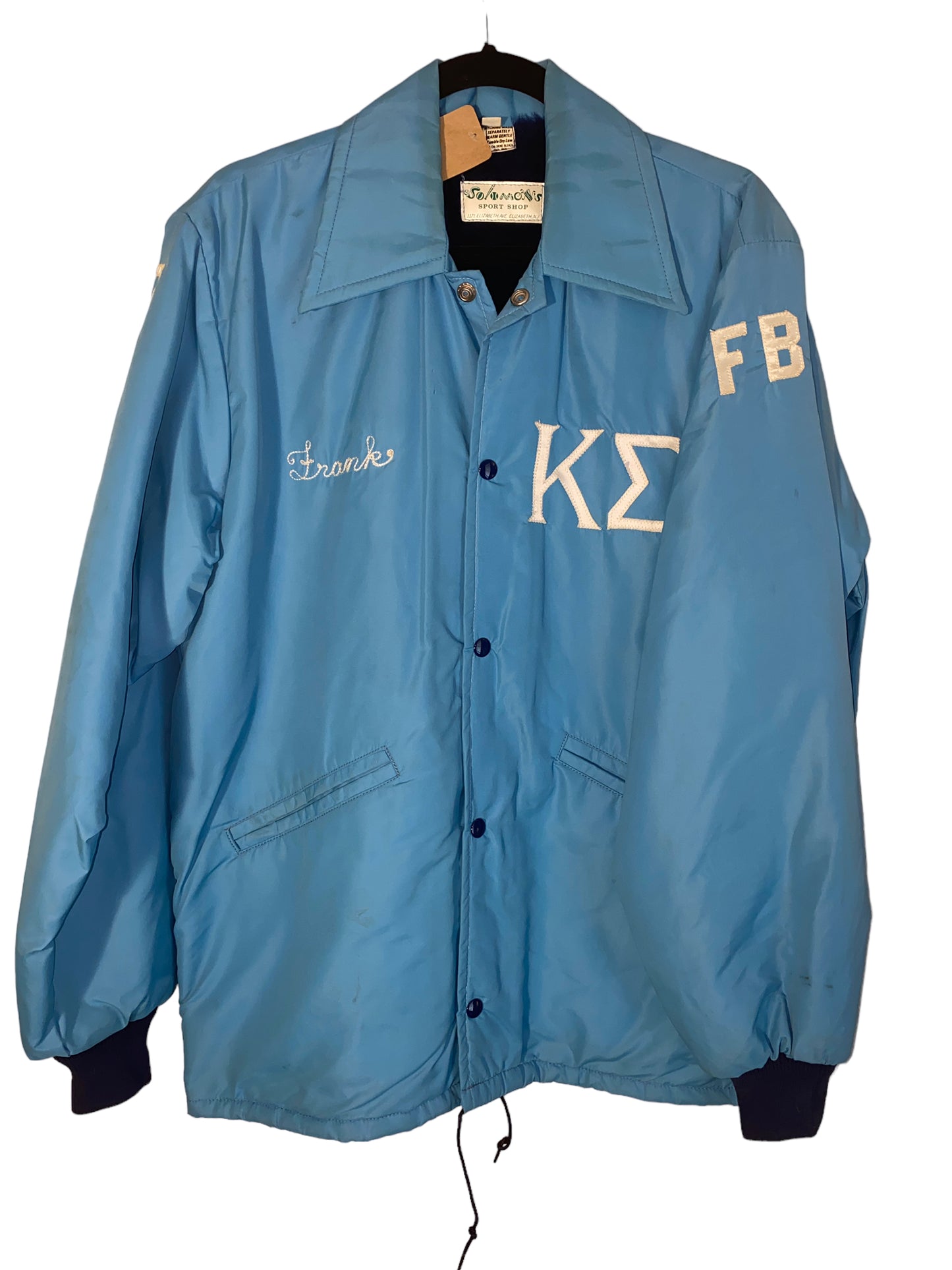 Vintage Saint Peters College Jacket 1970s Football Champs Kappa Sigma