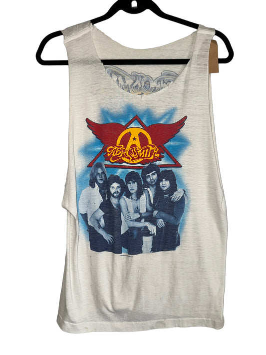Vintage Aerosmith Concert Shirt Texas Tour 1980s