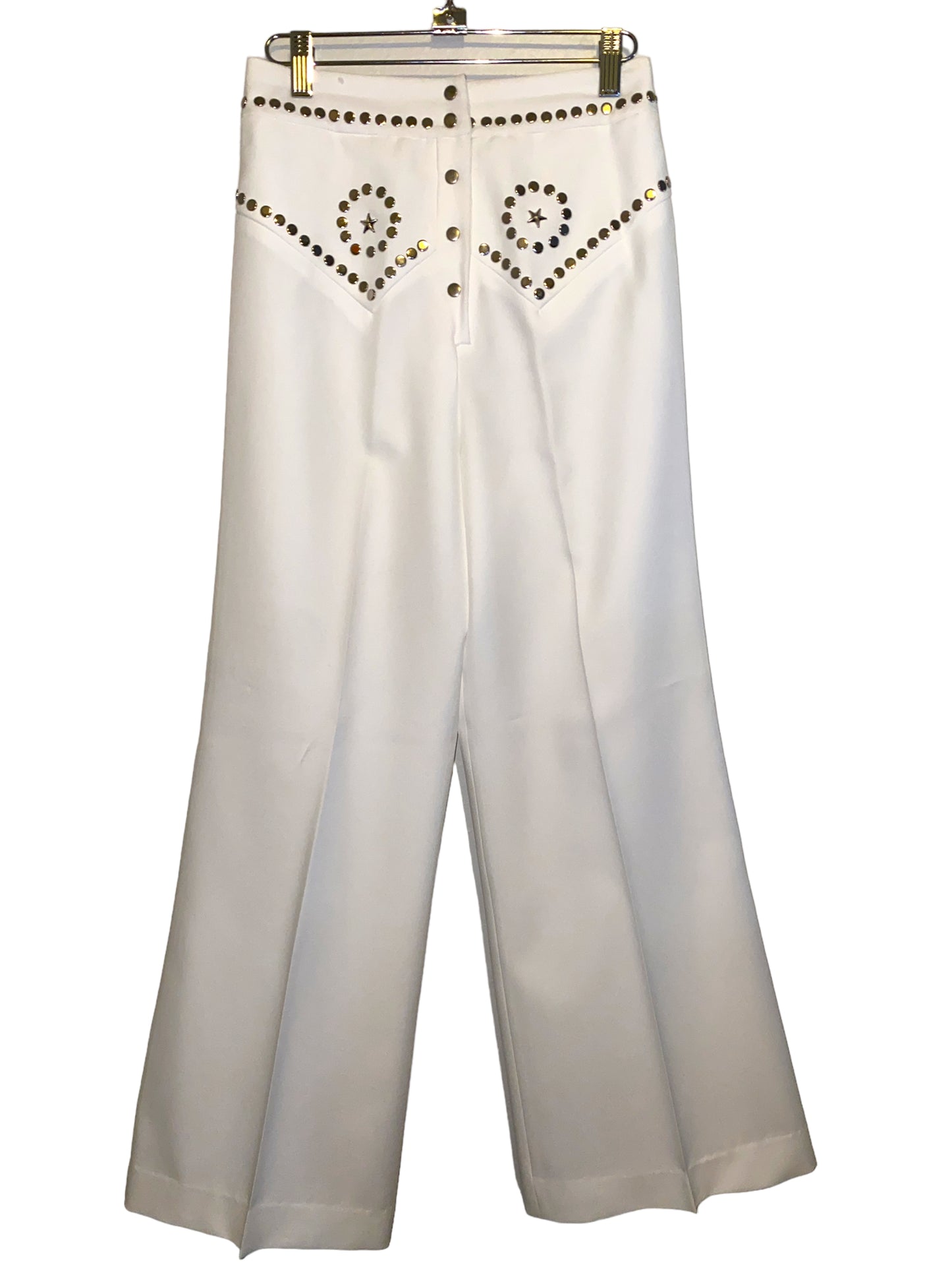 Vintage 1970s Studded Suit Set Elvis Jumpsuit Disco Cowgirl