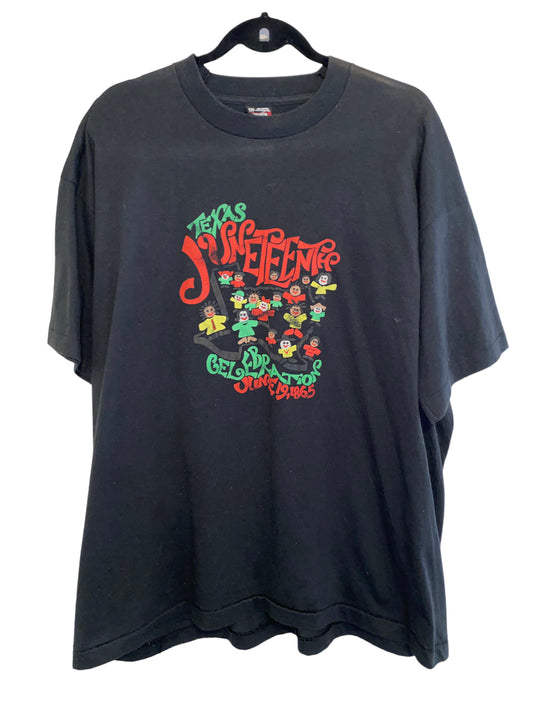 Vintage Juneteenth Shirt 1990s Black Pride