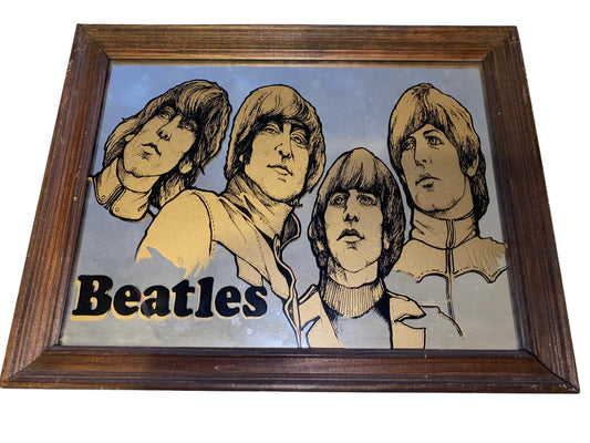 Vintage 1970s Beatles Mirror