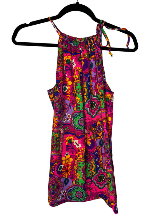 Vintage Sleeveless Psychedelic Top by Judy Ann