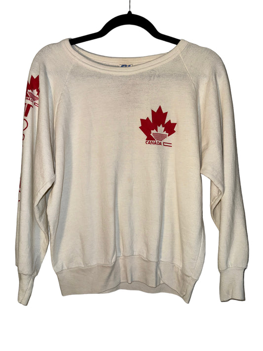 Vintage Canada Sweatshirt Toronto Canada Tourist Shirt Maple Leaf