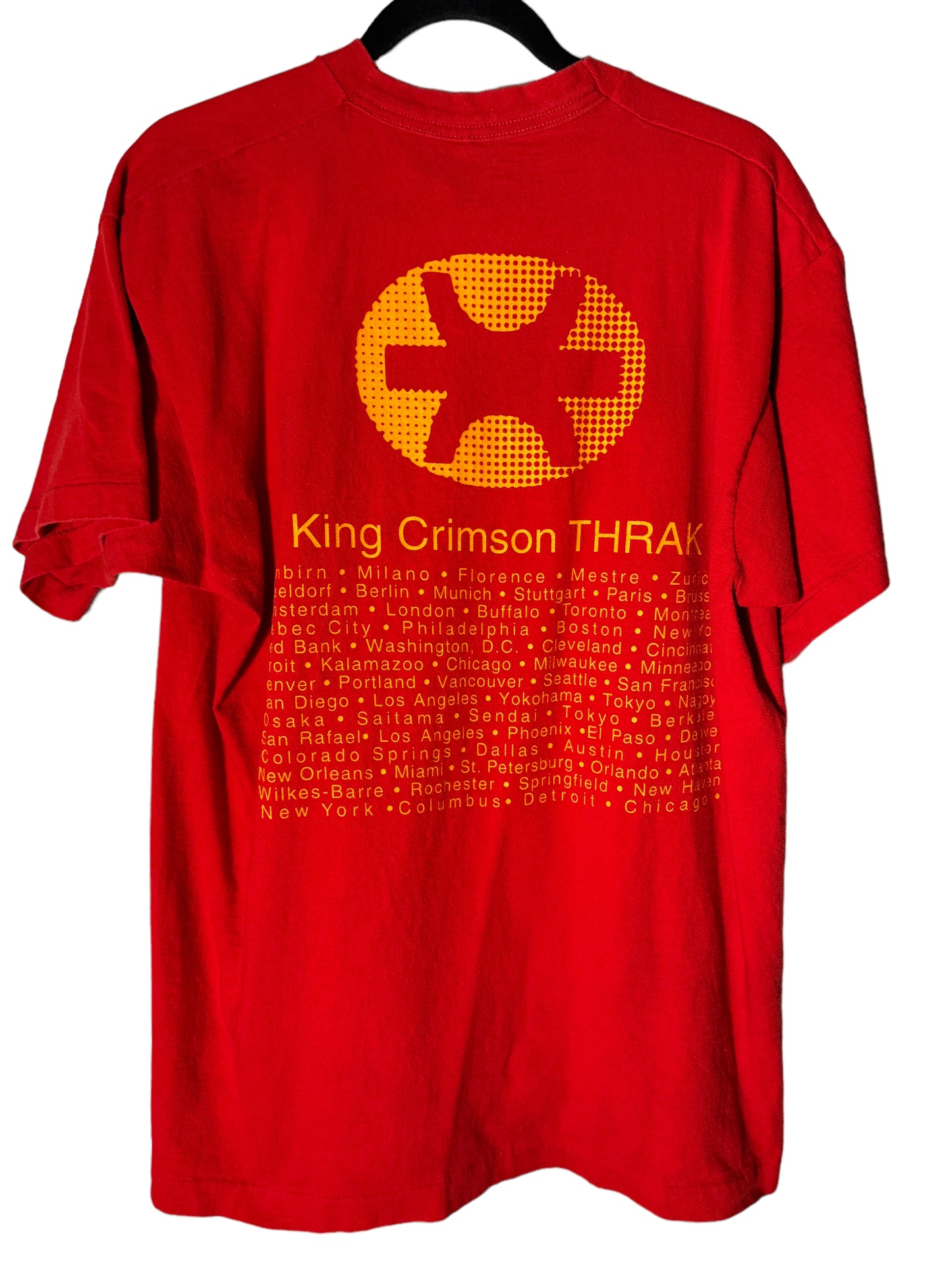 Vintage King Crimson Concert Shirt Vroom Tour 1990s