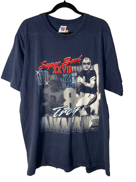 Vintage Troy Aikman Super Bowl MVP Dallas Cowboys