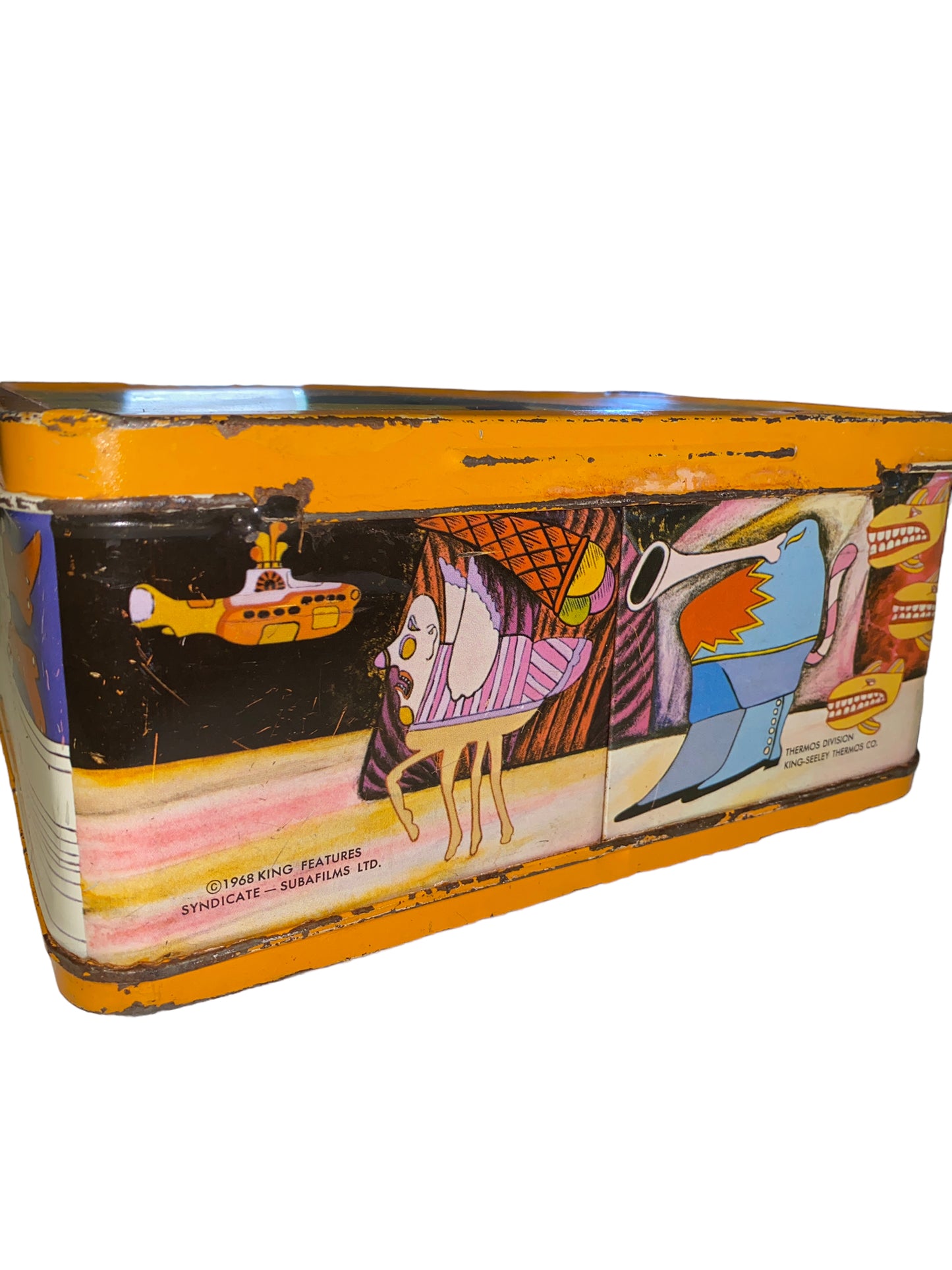 Vintage Beatles Yellow Submarine 1968 Lunchbox