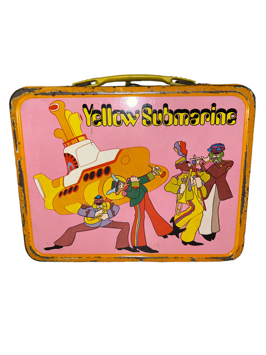 Vintage Beatles Yellow Submarine 1968 Lunchbox