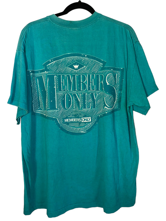 Vintage Members Only Shirt Members Only Graphic Tee